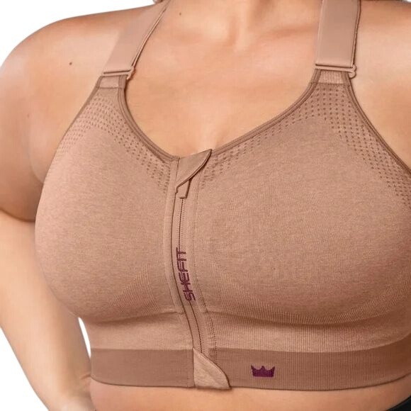 SHEFIT Other - SheFit Tan Low‎ Impact Sports Bra 4 Luxe